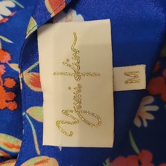 Y2K YUMI KIM Coquette Romantic Floral Wrap Tank Surplice Fairycore Dress - Picture 9 of 10